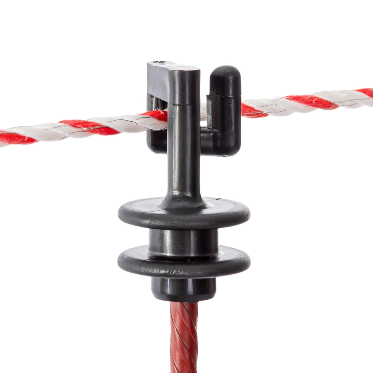 Stâlp din oțel, pentru gard electric, Ø8 mm × 107 cm, 30 buc.