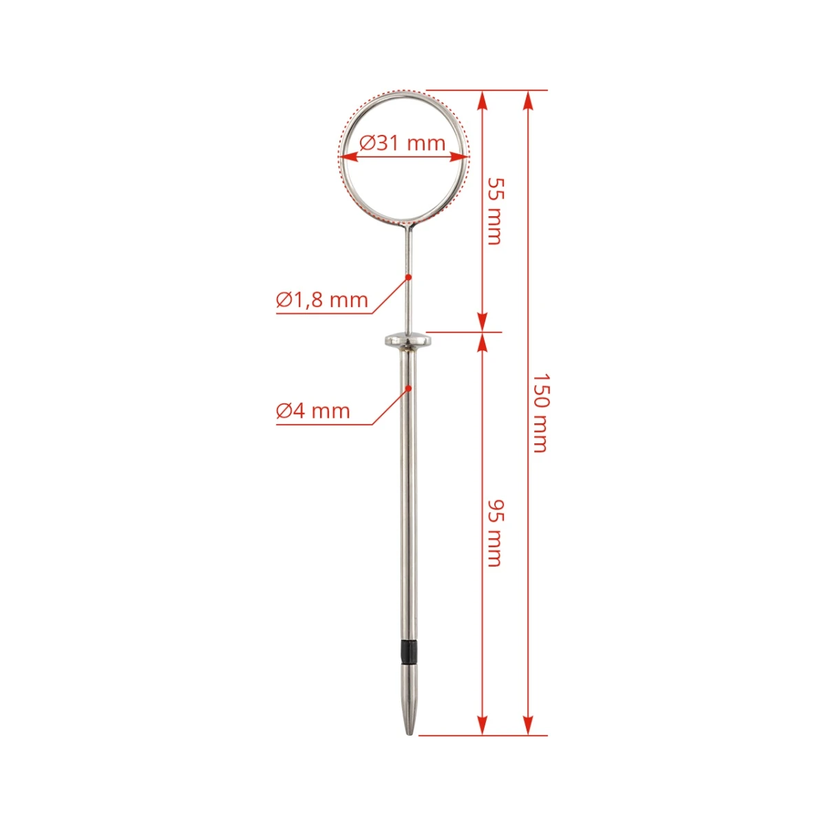 Extractor de formațiuni mamelonare, model Hug, 15 cm