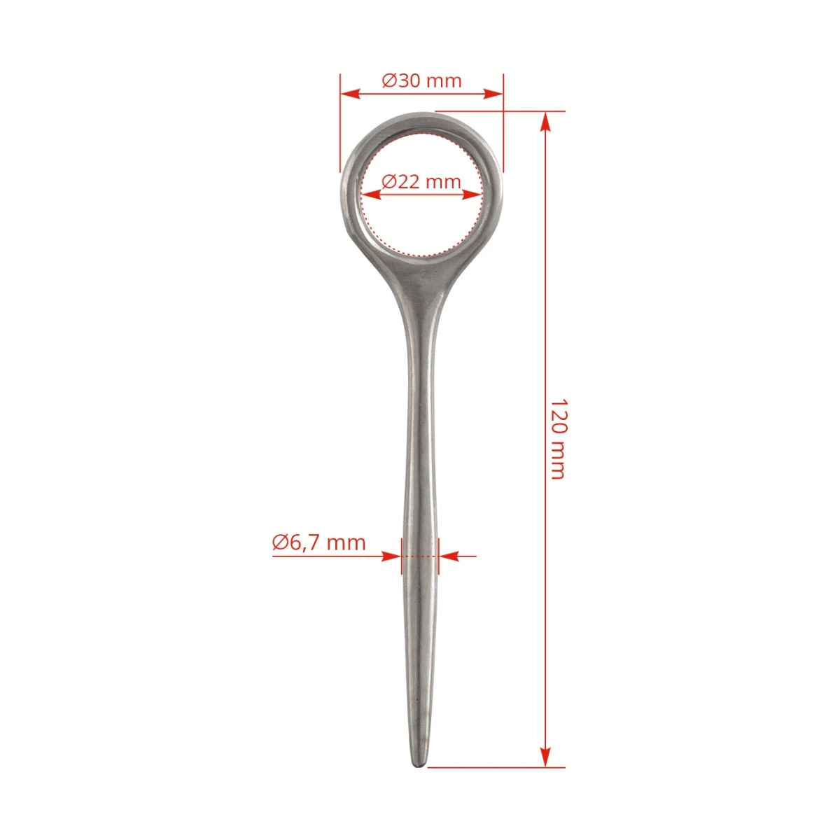 Cuțit mamelonar tip Schnecker, 12 cm