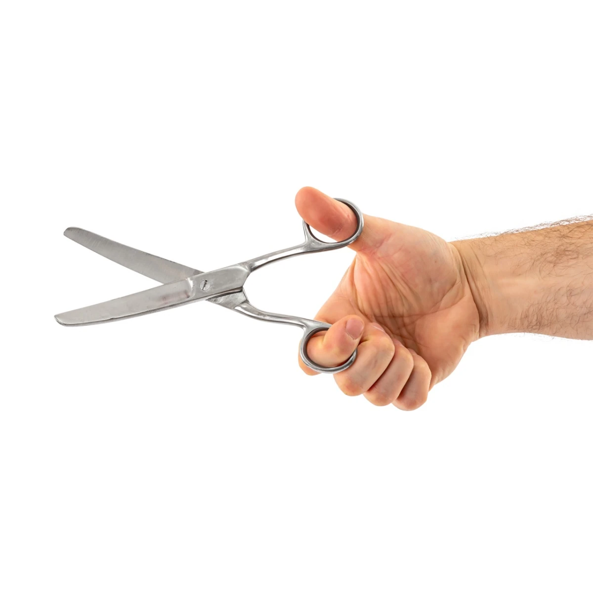 Foarfecă încovoiată de tăiat bandaje, inox, 200 mm