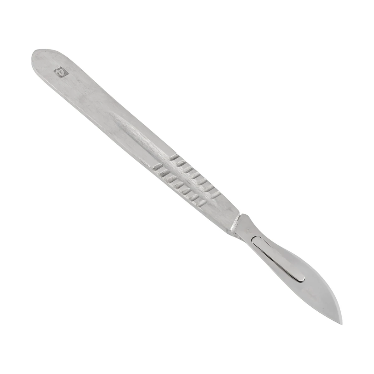 Mâner bisturiu veterinar, nr. 4, inox