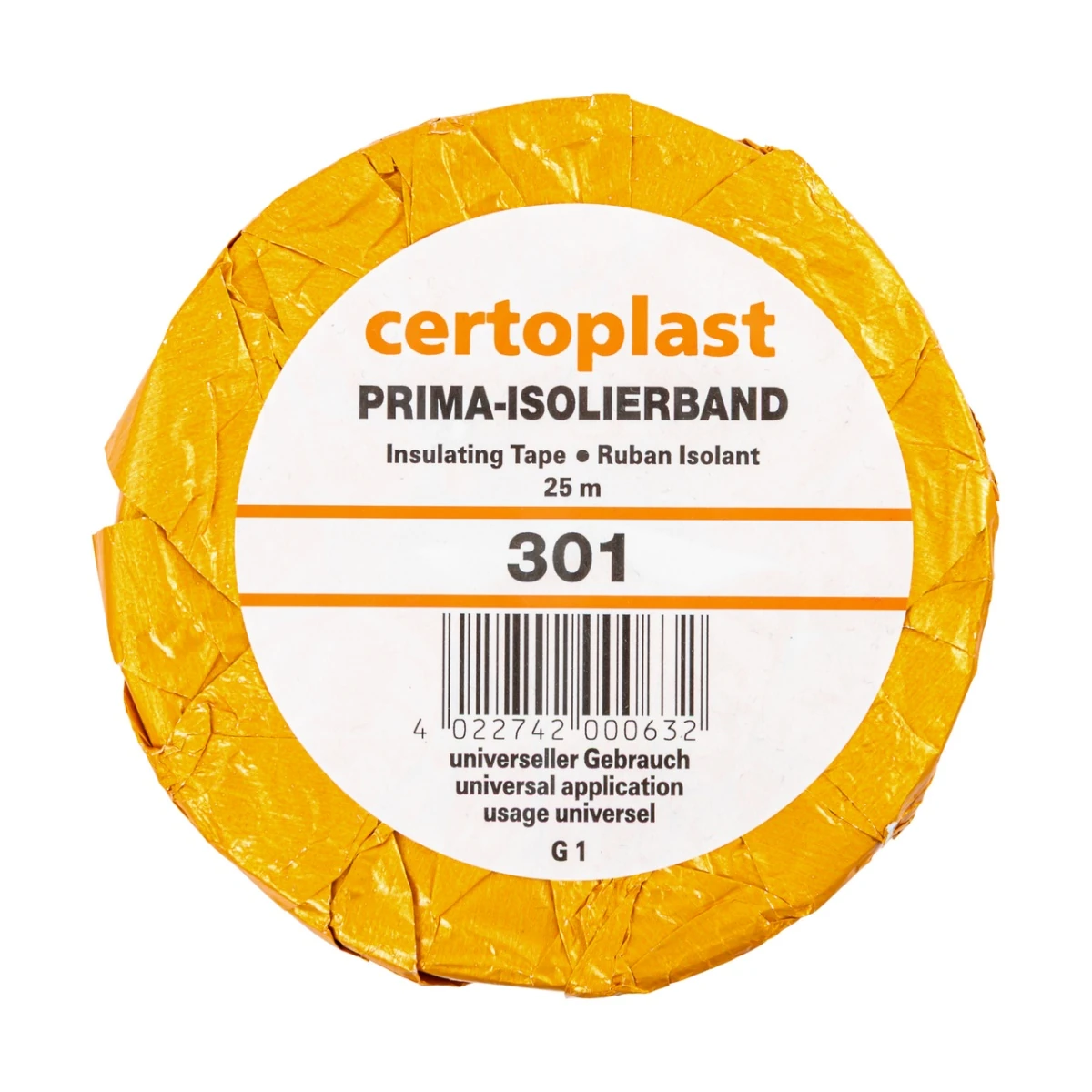 Bandă pentru copite, negru, Certoplast, 45 mm × 25 m