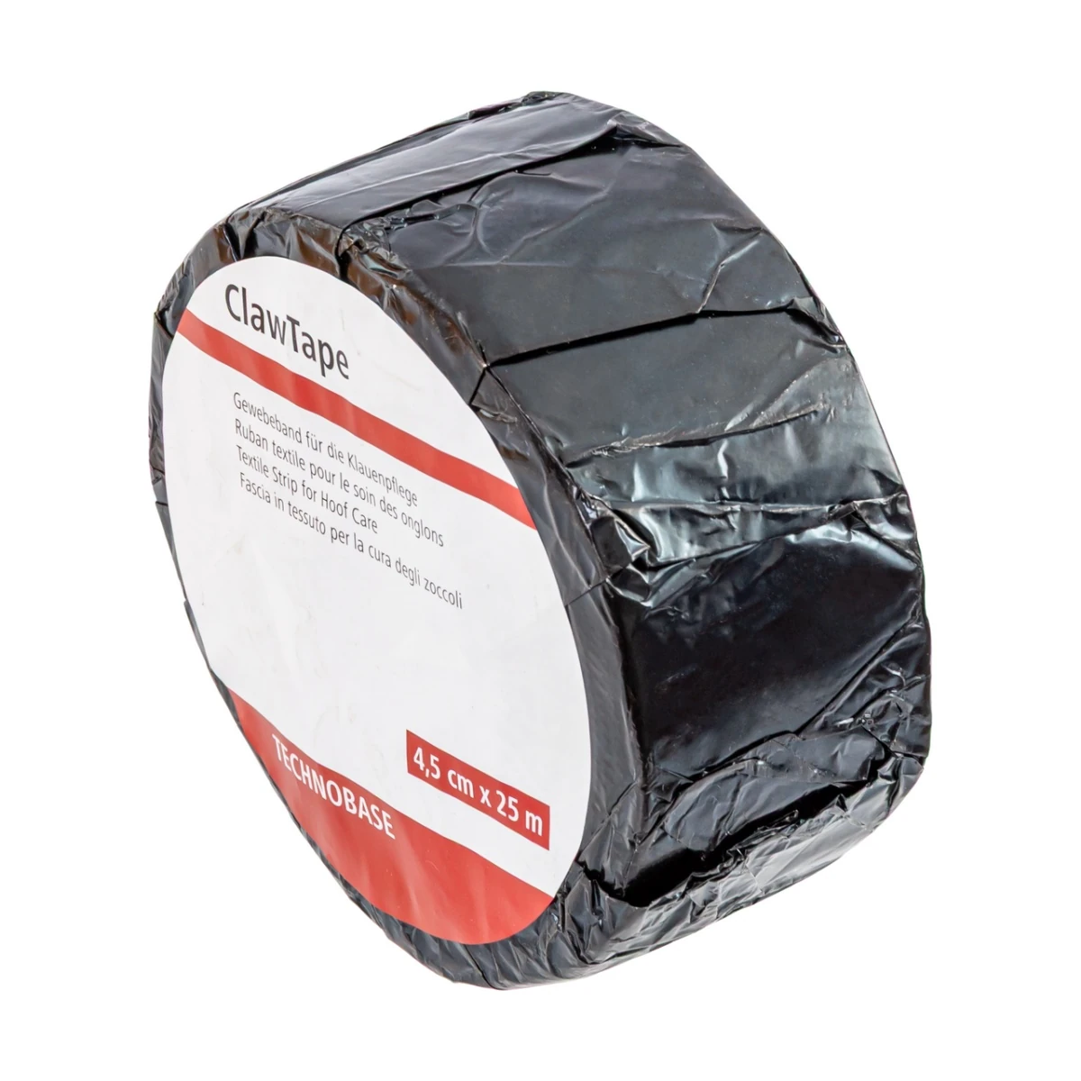 Bandă pentru copite, negru, ClawTape, 45 mm × 25 m