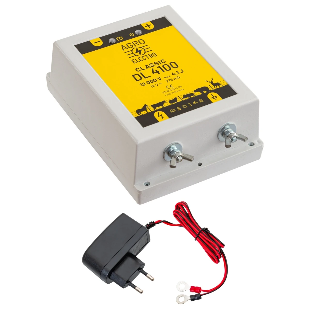Aparat gard electric Classic DL 4100, 4,1 Joule, cu adaptor de rețea 230/12 V