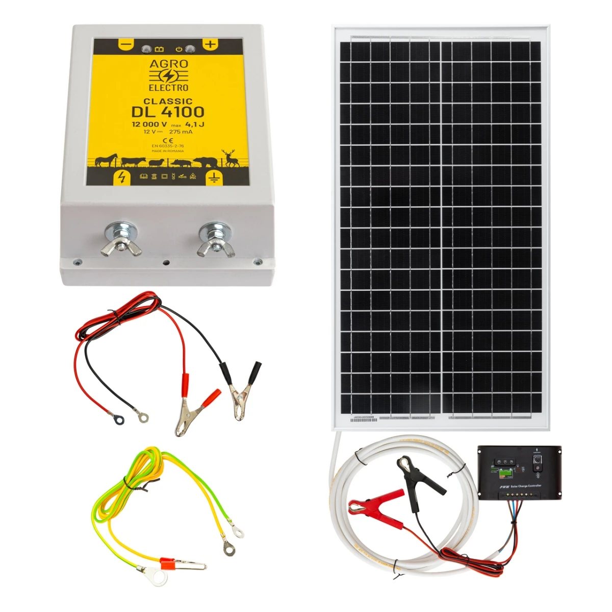 Aparat gard electric Classic DL 4100, 4,1 Joule, cu sistem solar 30 W