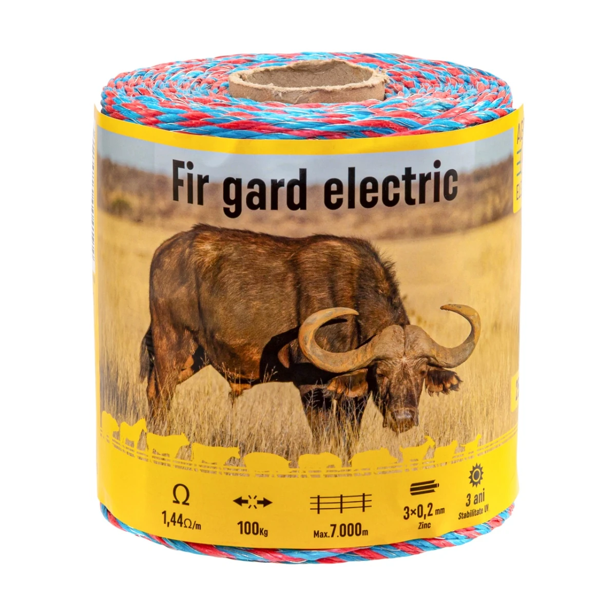 Fir gard electric - 250 m - 100 kg - 1,44 Ω/m