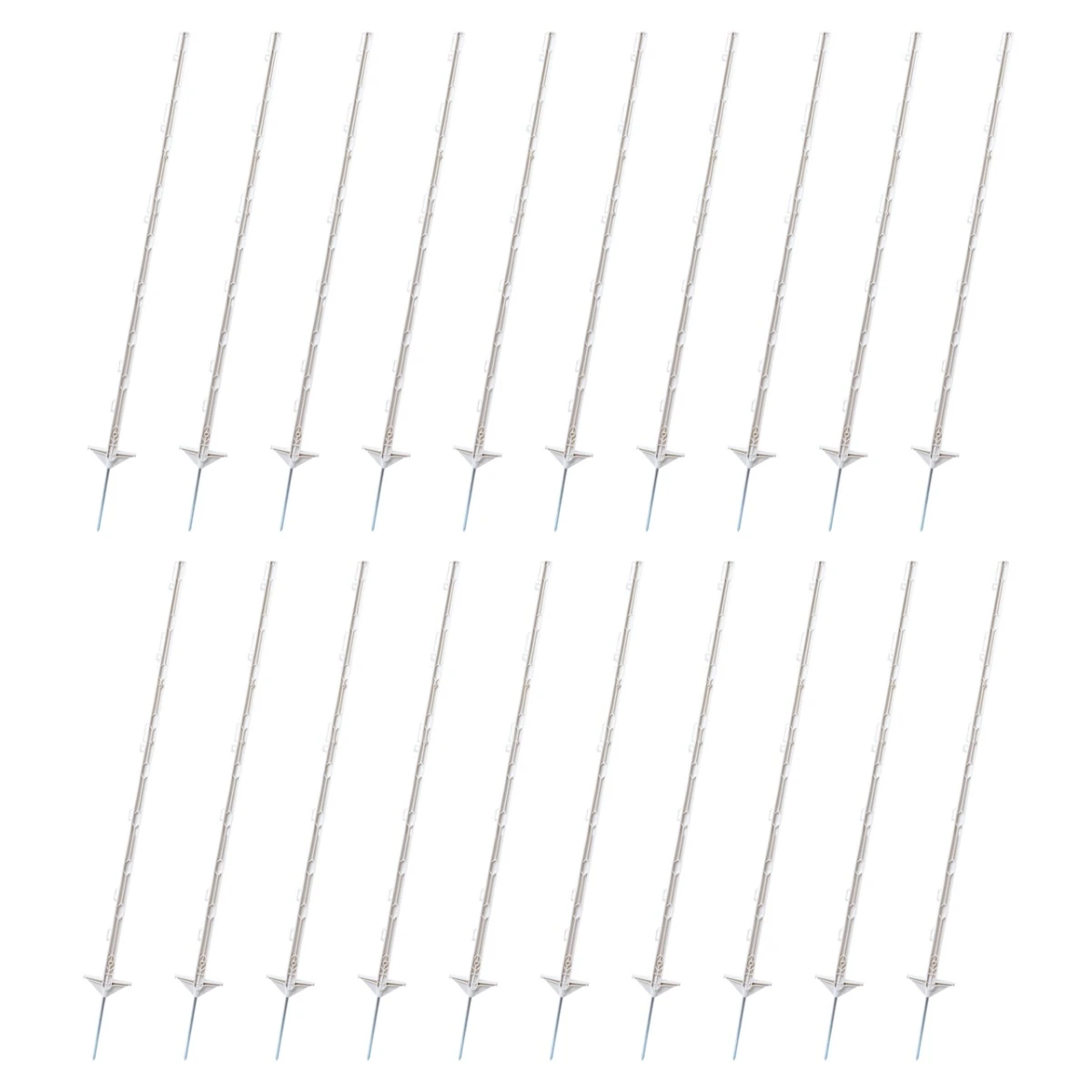 Stâlp plastic, 125 cm, 20 buc.