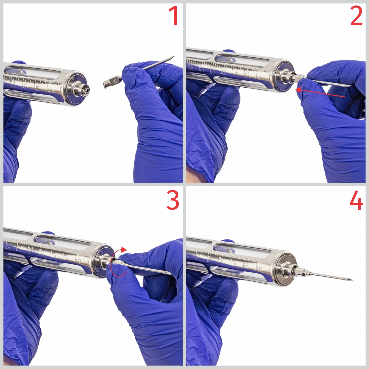 Seringă automată HSW Roux-Revolver, Luer Lock, 1-5 ml, 50 ml