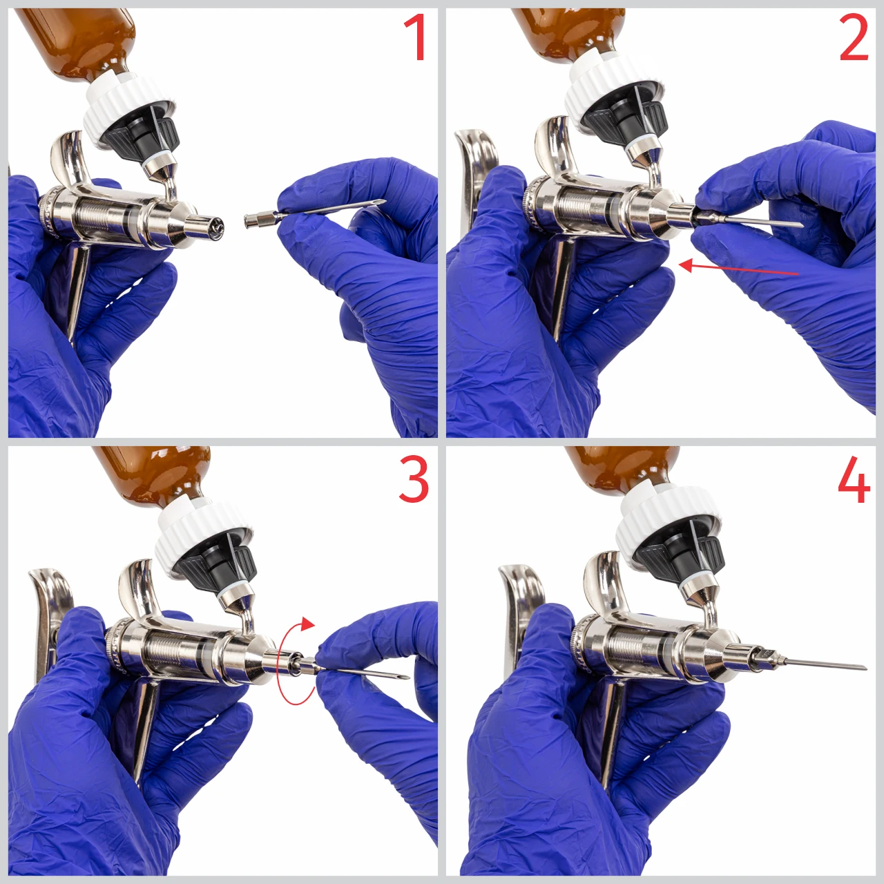 Seringă automată HSW Ferro-Matic, Luer Lock, 0,1-3 ml