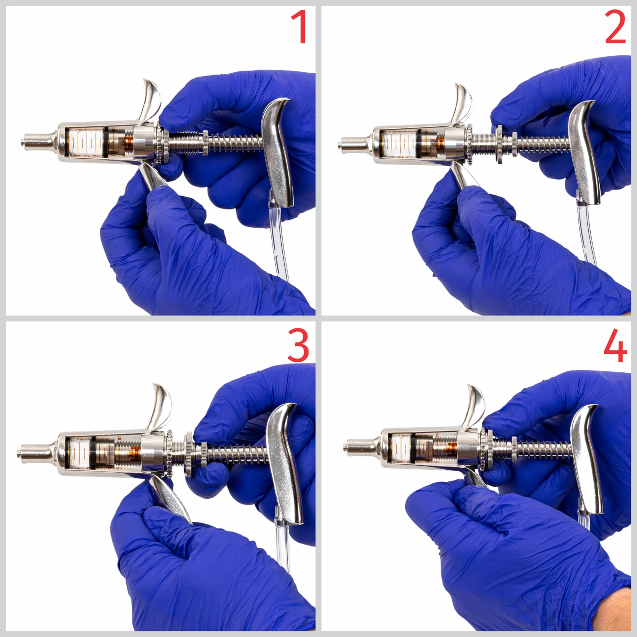 Seringă automată HSW Vet-Matic cu atașament de furtun, Luer Lock, 5 ml