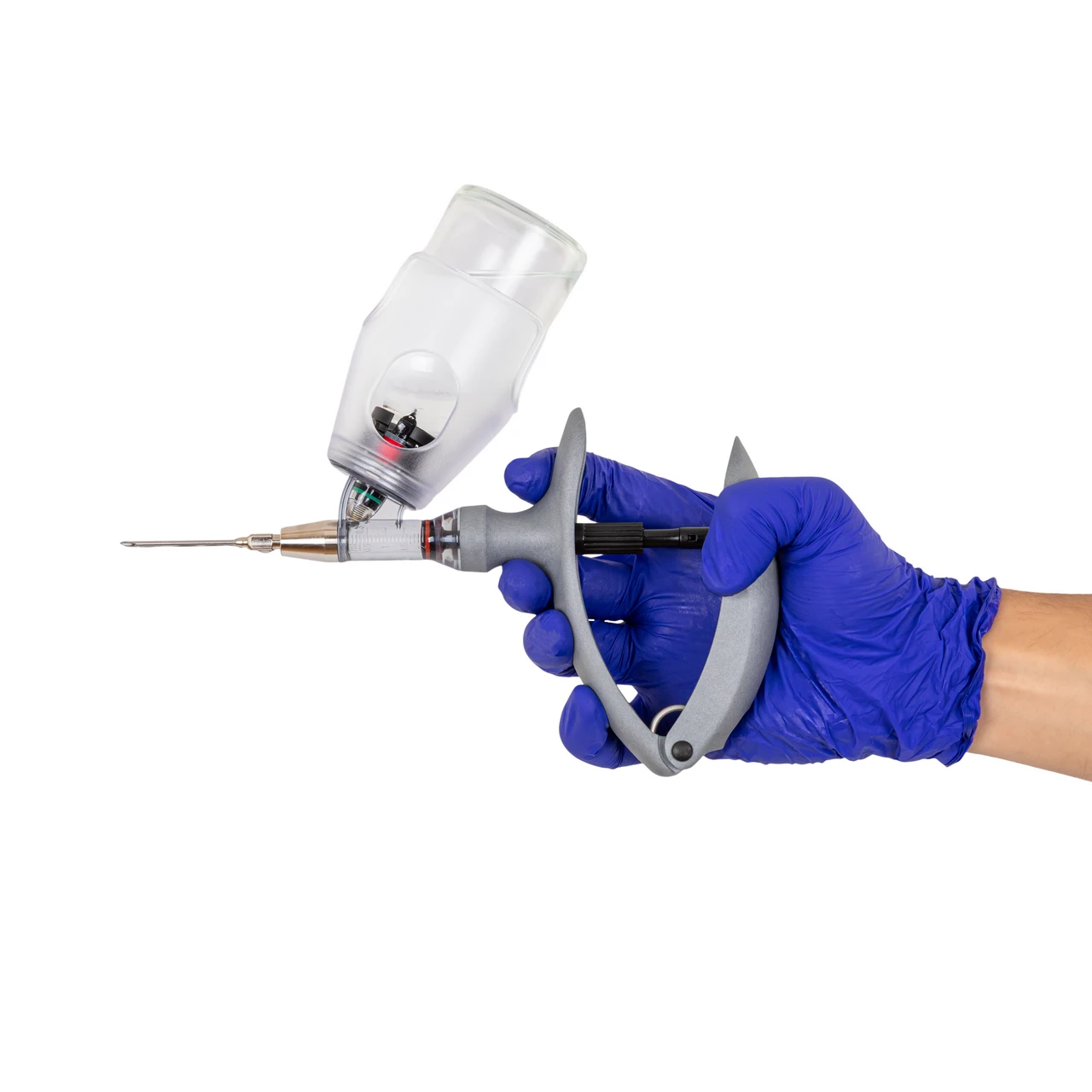 Seringă automată HSW ECO-Matic cu atașament de sticlă, Luer Lock, 0,2-2 ml