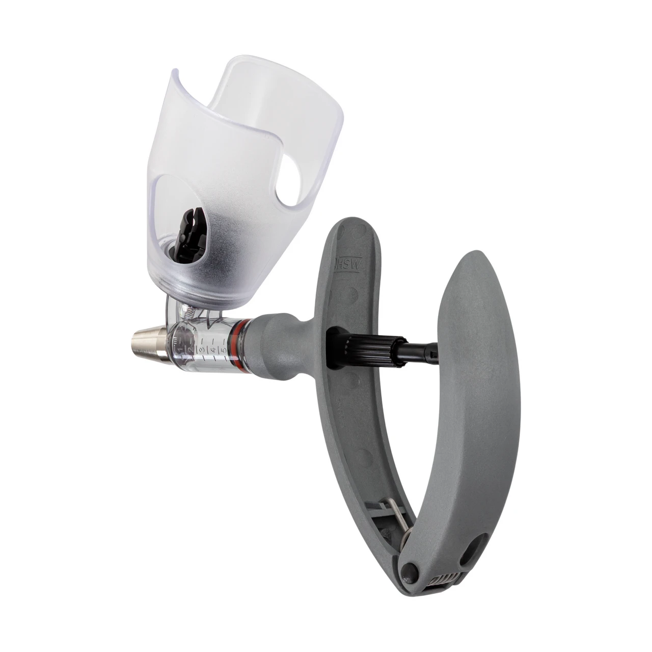 Seringă automată HSW ECO-Matic cu atașament de sticlă, Luer Lock, 0,5-5 ml