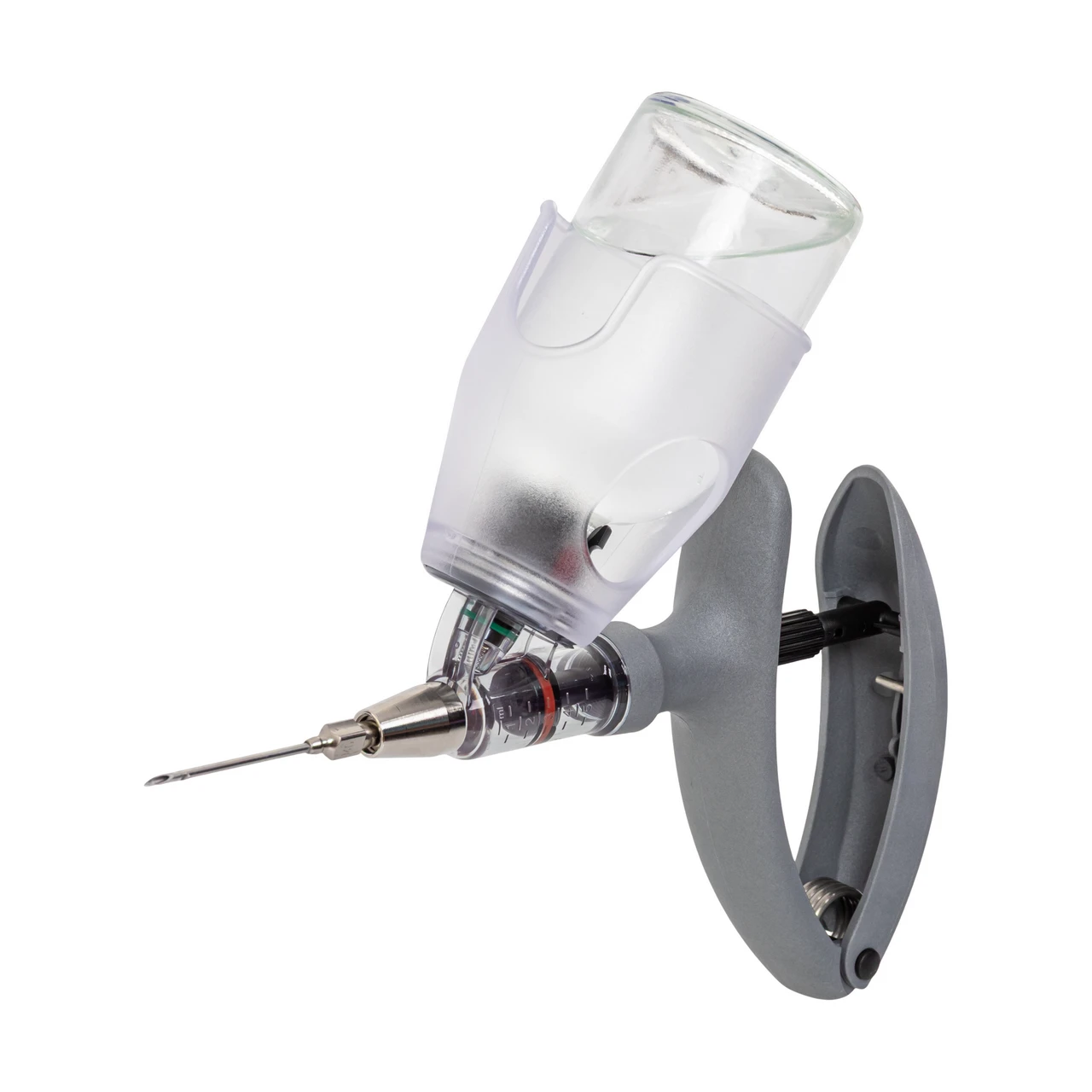 Seringă automată HSW ECO-Matic cu atașament de sticlă, Luer Lock, 0,5-5 ml
