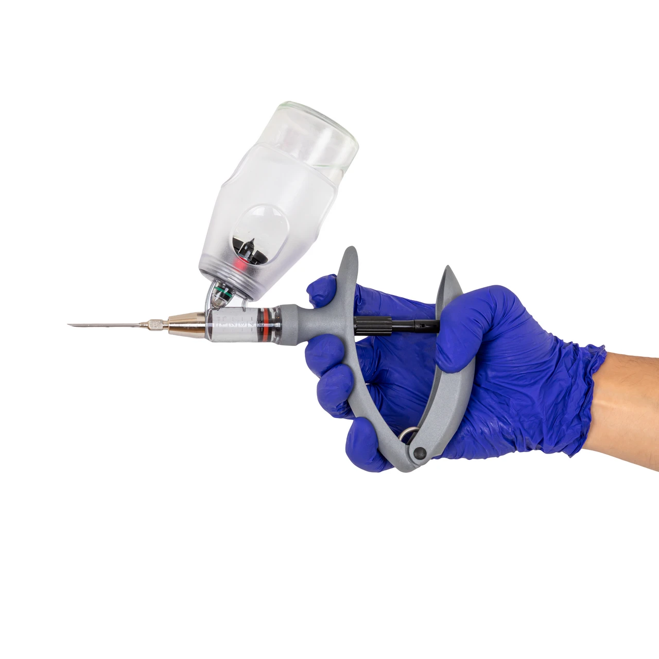 Seringă automată HSW ECO-Matic cu atașament de sticlă, Luer Lock, 0,5-5 ml