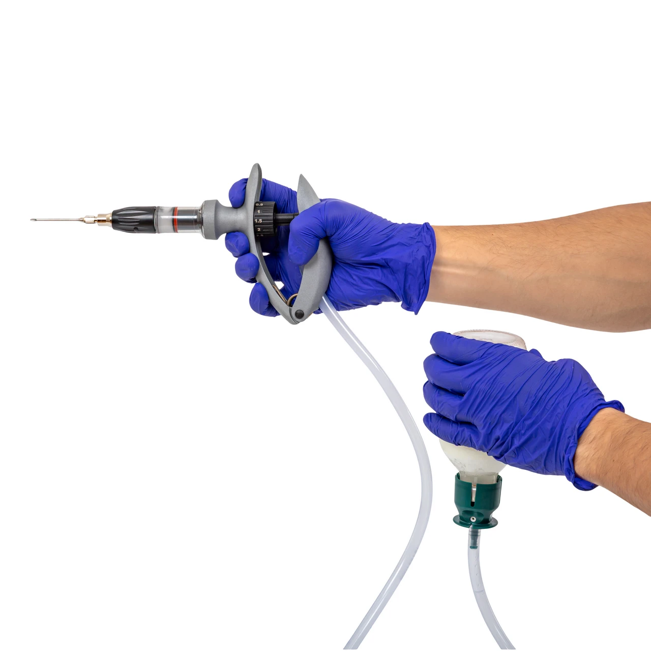 Seringă automată HSW ECO-Matic cu atașament de furtun, Luer Lock, 0,5-6 ml