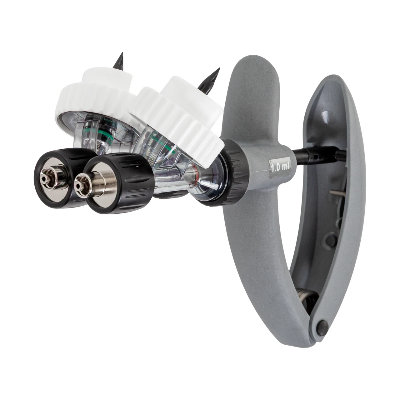 Seringă automată HSW ECO-Matic Twin cu atașament de furtun, Luer Lock, 1-1 ml