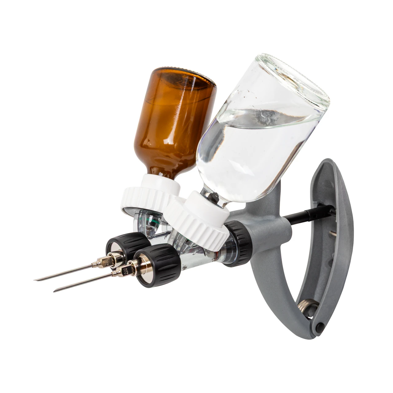 Seringă automată HSW ECO-Matic Twin cu atașament de furtun, Luer Lock, 1-1 ml