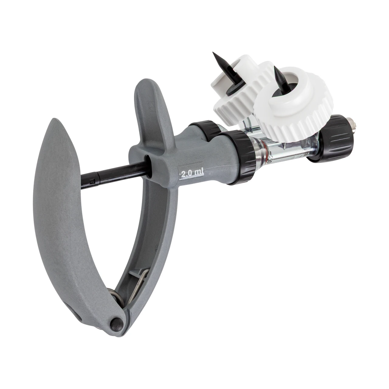 Seringă automată HSW ECO-Matic Twin cu atașament de furtun, Luer Lock, 1-2 ml