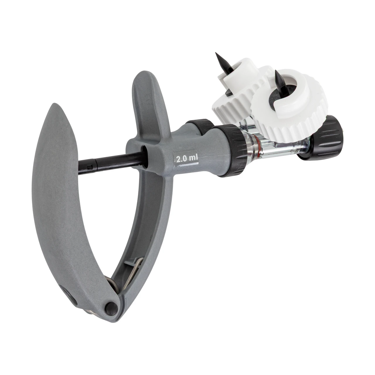 Seringă automată HSW ECO-Matic Twin cu atașament de furtun, Luer Lock, 2-2 ml
