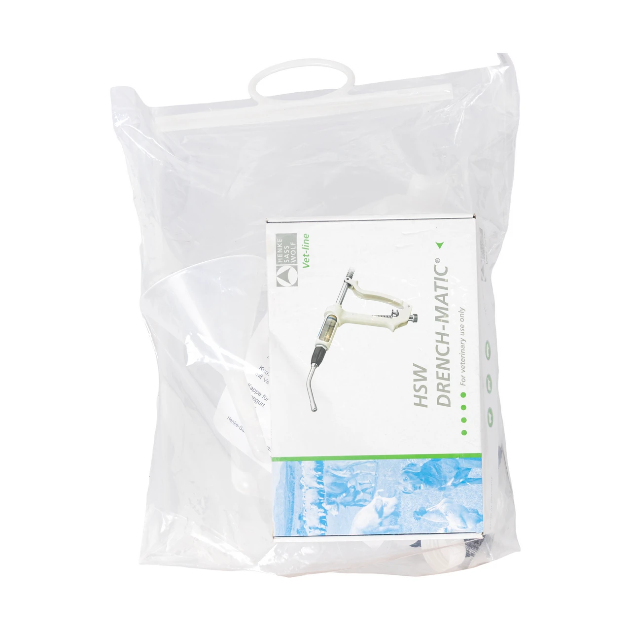 Dozator automat HSW Drench-Matic, 30 ml, cu canistră de spate de 2,5 litri