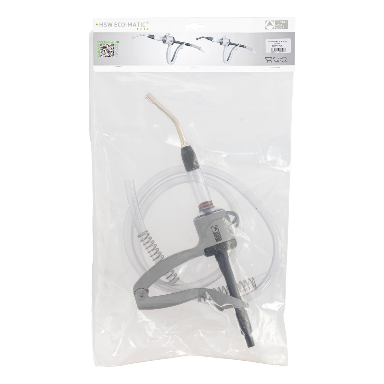 Dozator automat HSW Eco-Matic, cu atașament de furtun, 0,5-12,5 ml