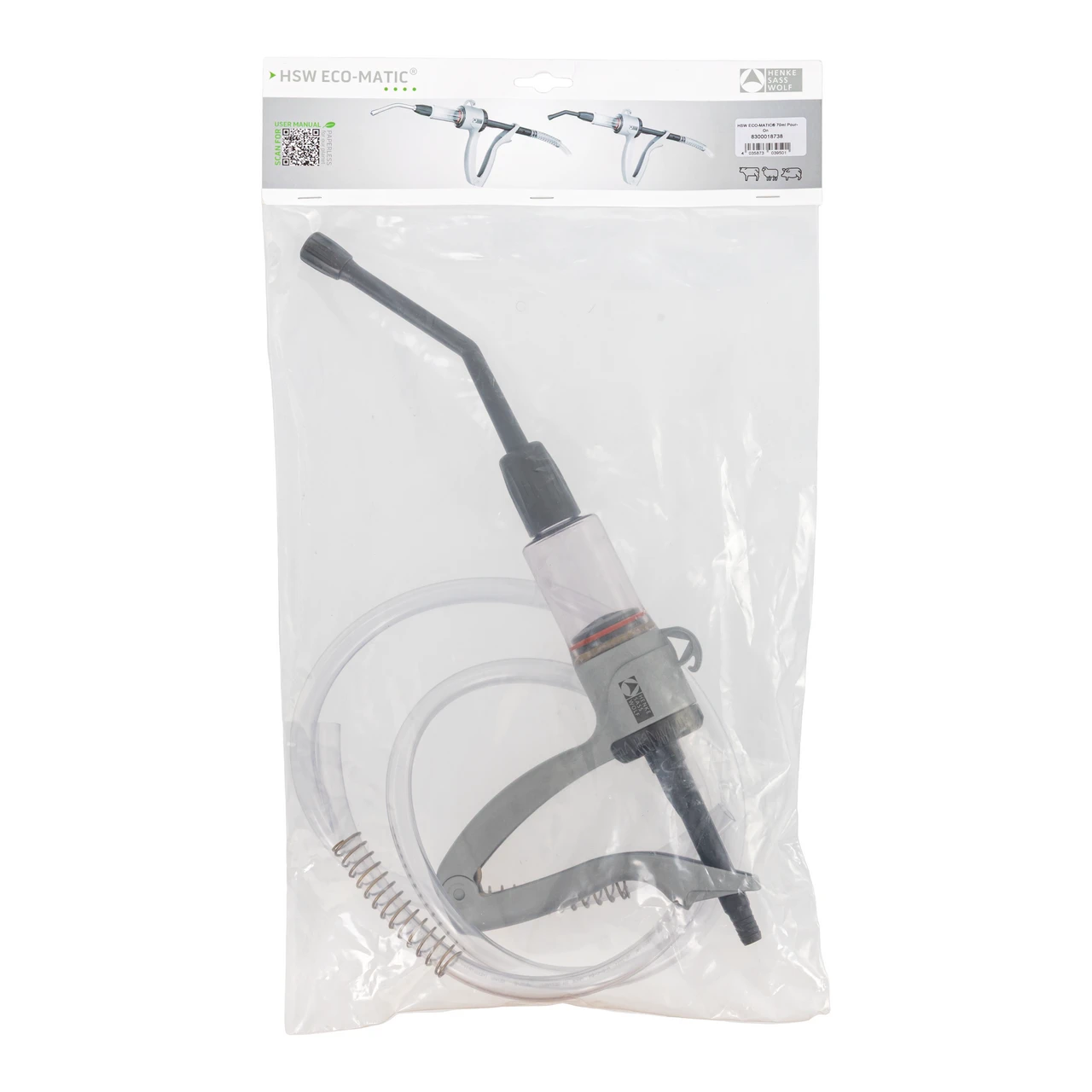 Dozator automat HSW Eco-Matic Pour On, cu atașament de furtun, 7,5-70 ml