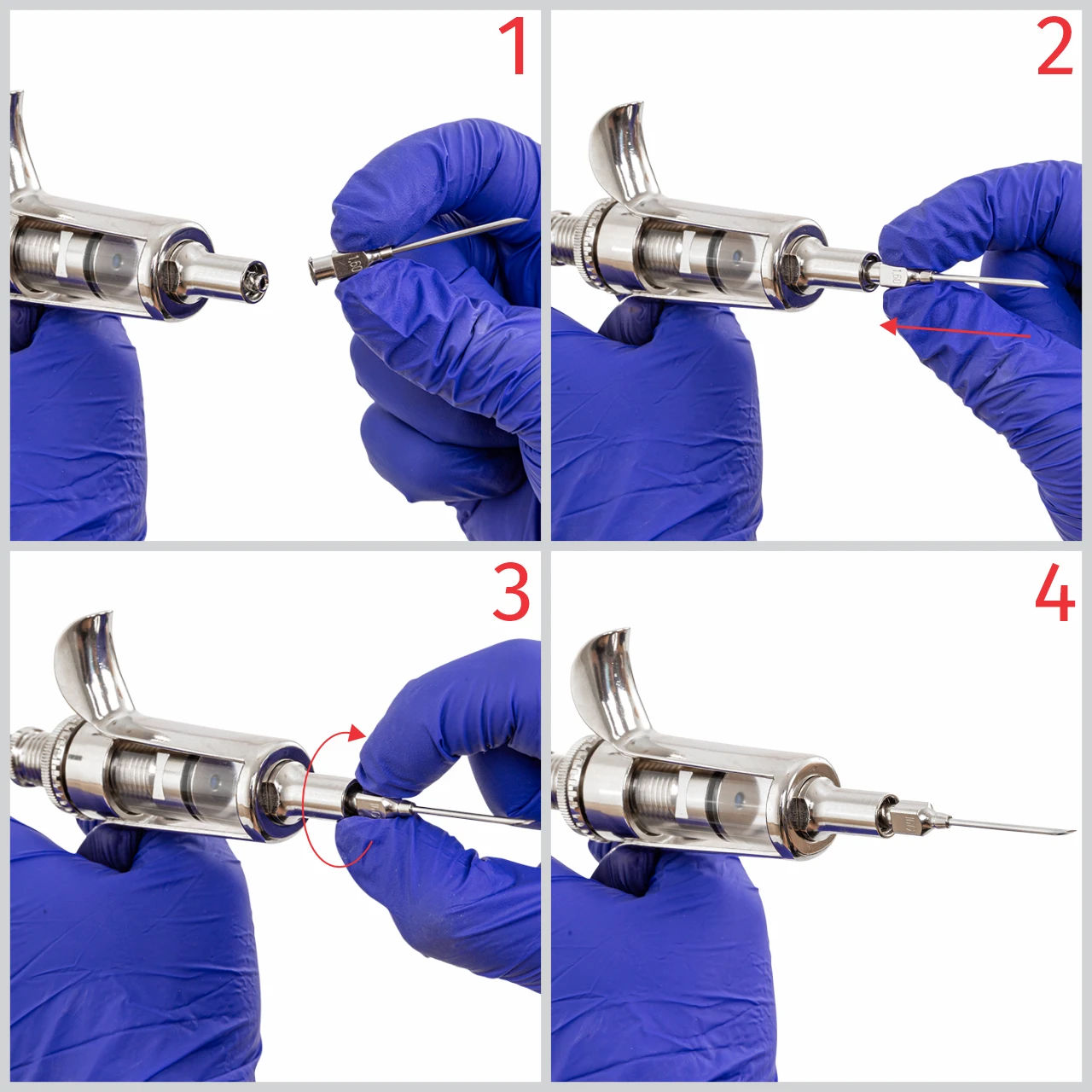 Canule HSW-ECO pentru seringi automate, Luer Lock, 1,6 × 30 mm, 12 buc.
