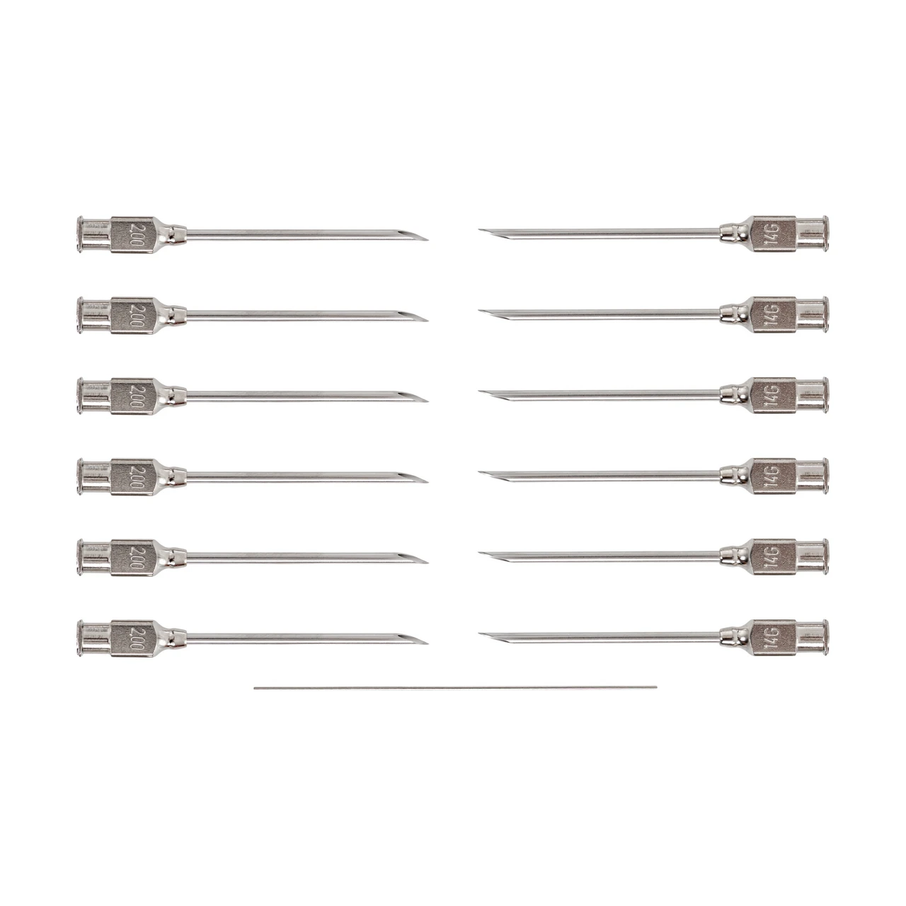 Canule HSW-ECO pentru seringi automate, Luer Lock, 2,4 × 35 mm, 12 buc.