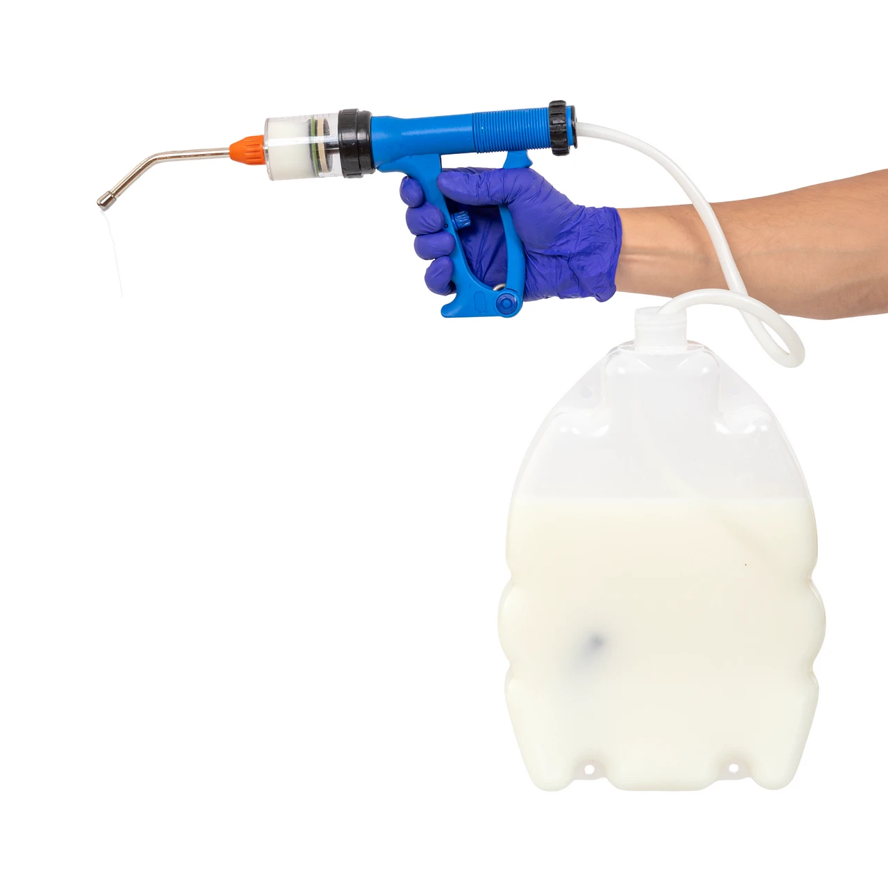 Dozator oral pentru animale, tip Drencher, cu atașament de furtun, 50 ml