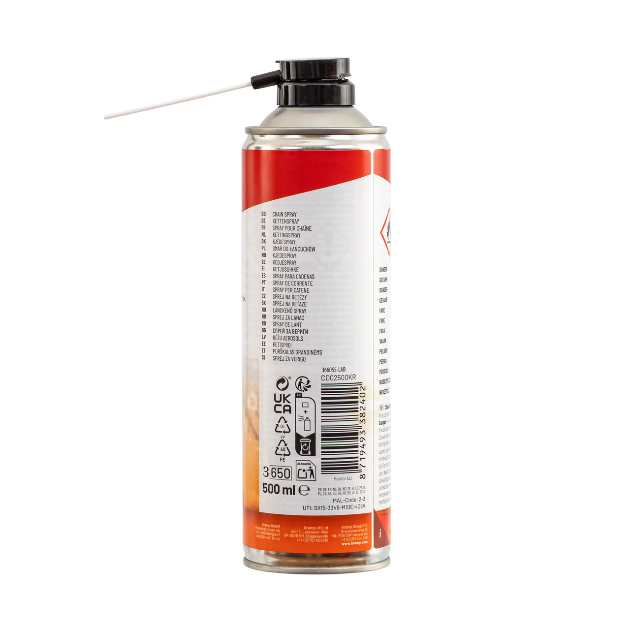 Spray lubrifiant pentru lanțuri, 500 ml