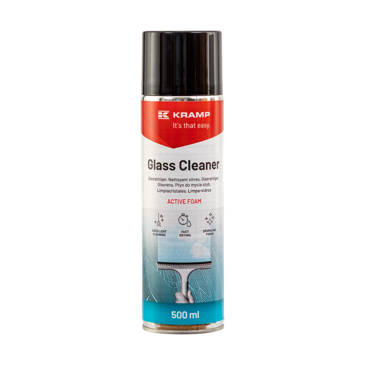 Spray spumă pentru curățarea geamurilor, 500 ml