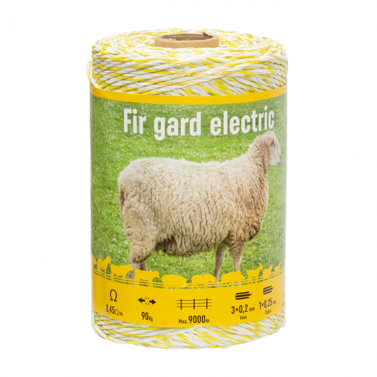 Fir gard electric - 250 m - 90 kg - 0,45 Ω/m