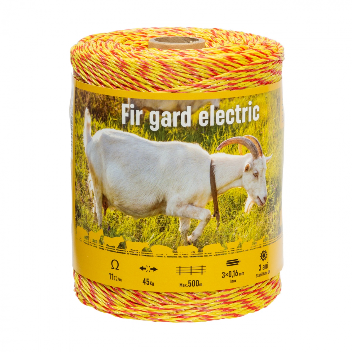 Fir gard electric - 500 m - 45 kg - 11 Ω/m