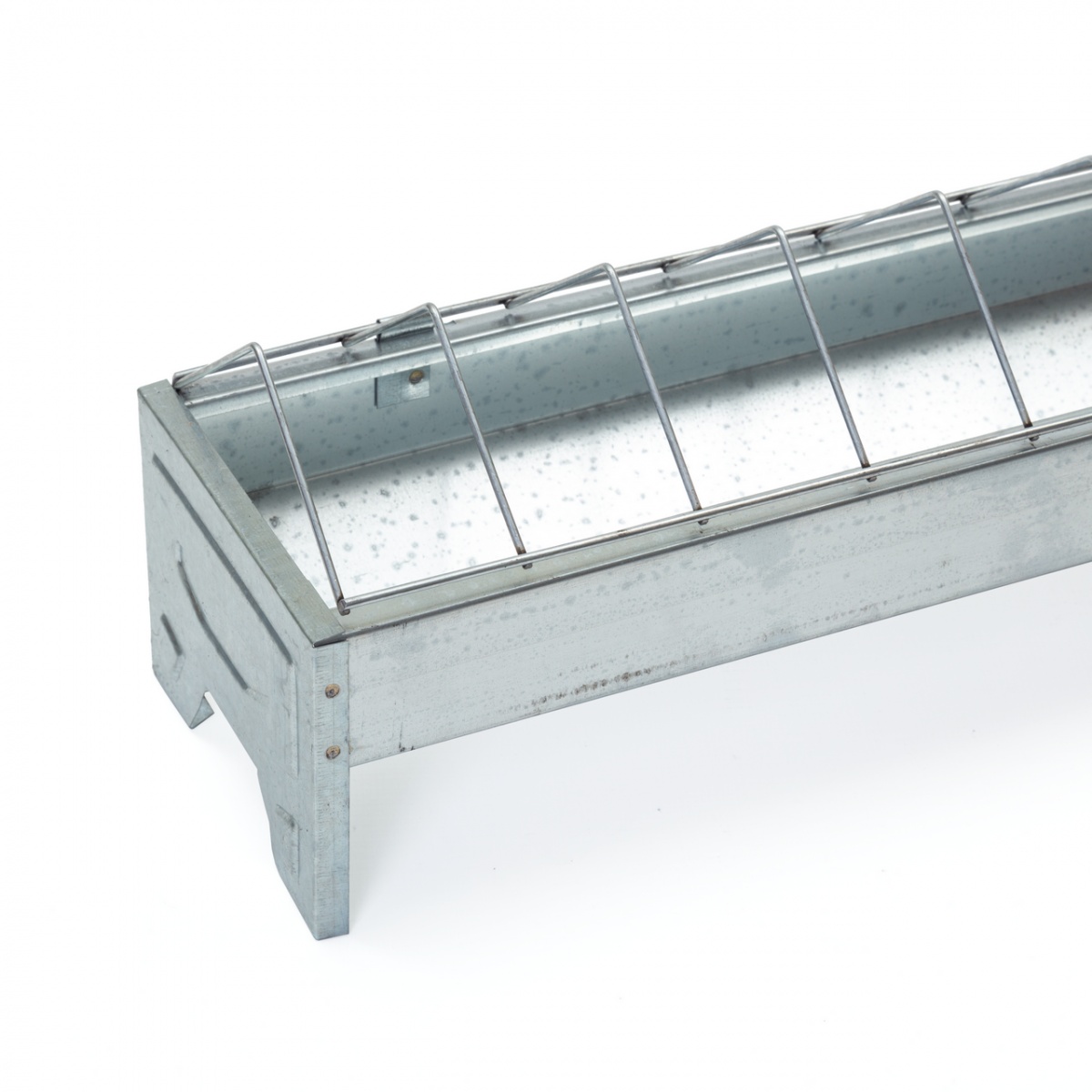 Hrănitoare pentru pui din metal galvanizat, 100 cm