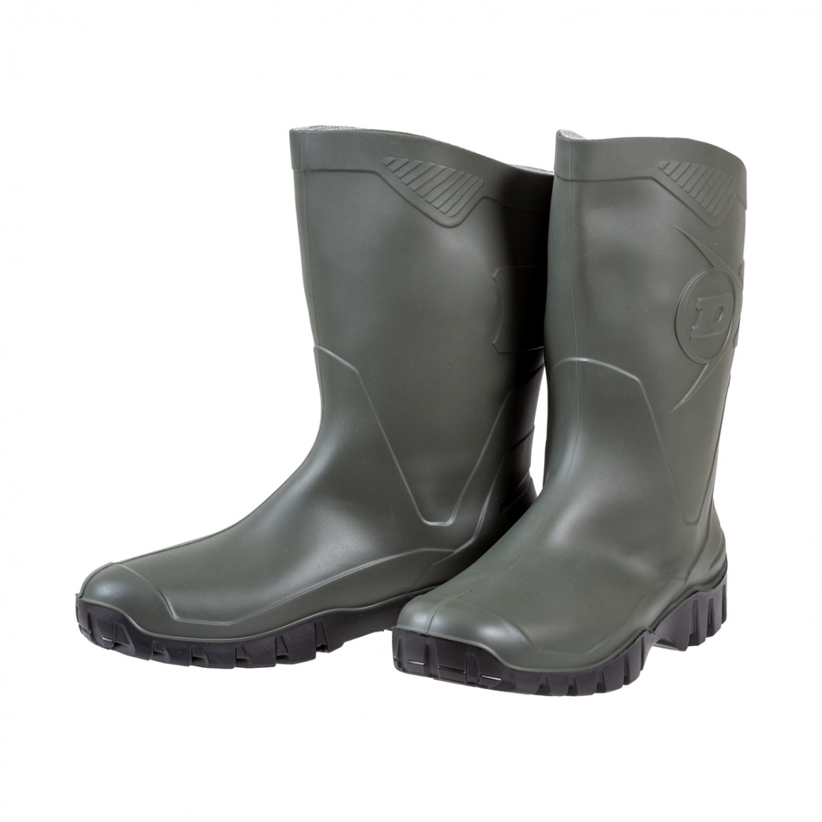 Cizmă din PVC, Dunlop Dee, verde, mărimea 43