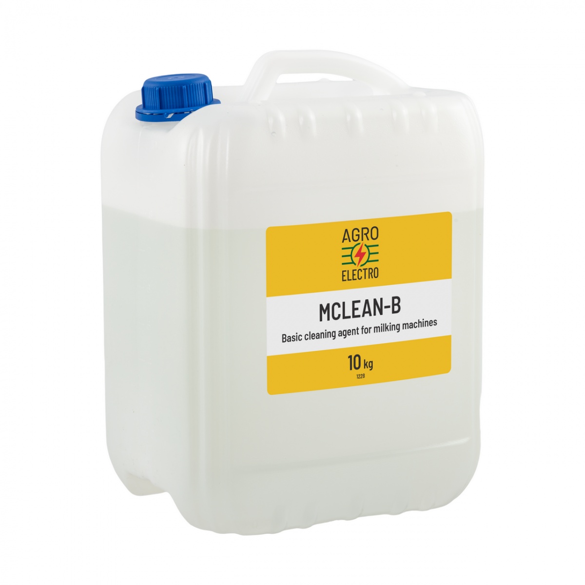 Detergent bazic pentru curățarea aparatelor de muls, MCLEAN-B, 10 kg