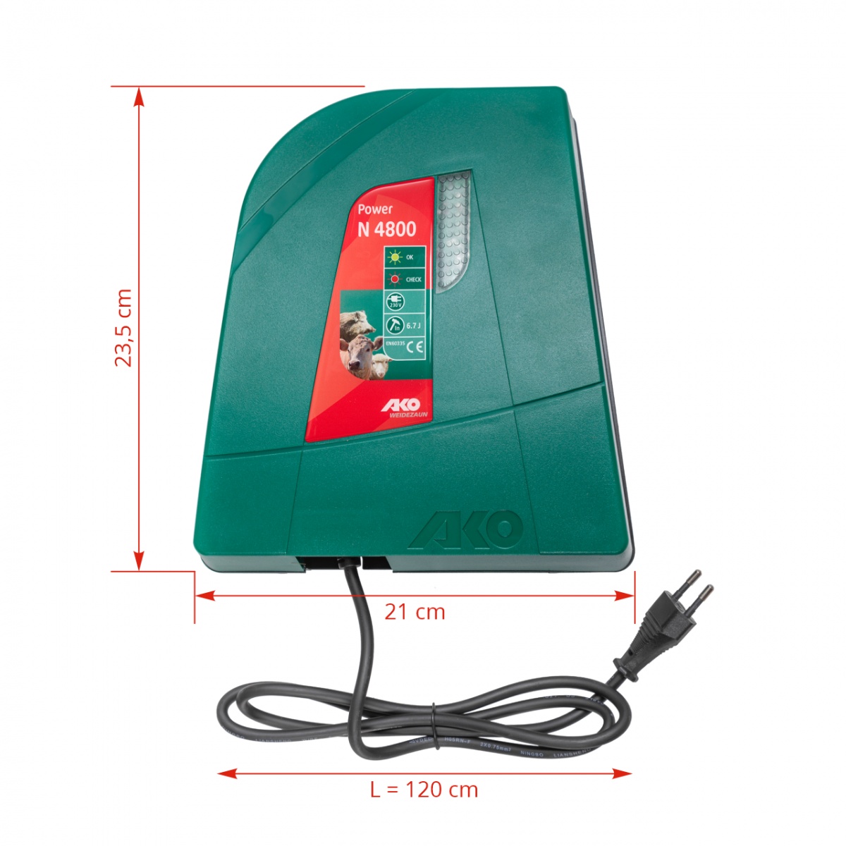 Aparat gard electric AKO Power N 4800, 230 V, 4,8 Joule