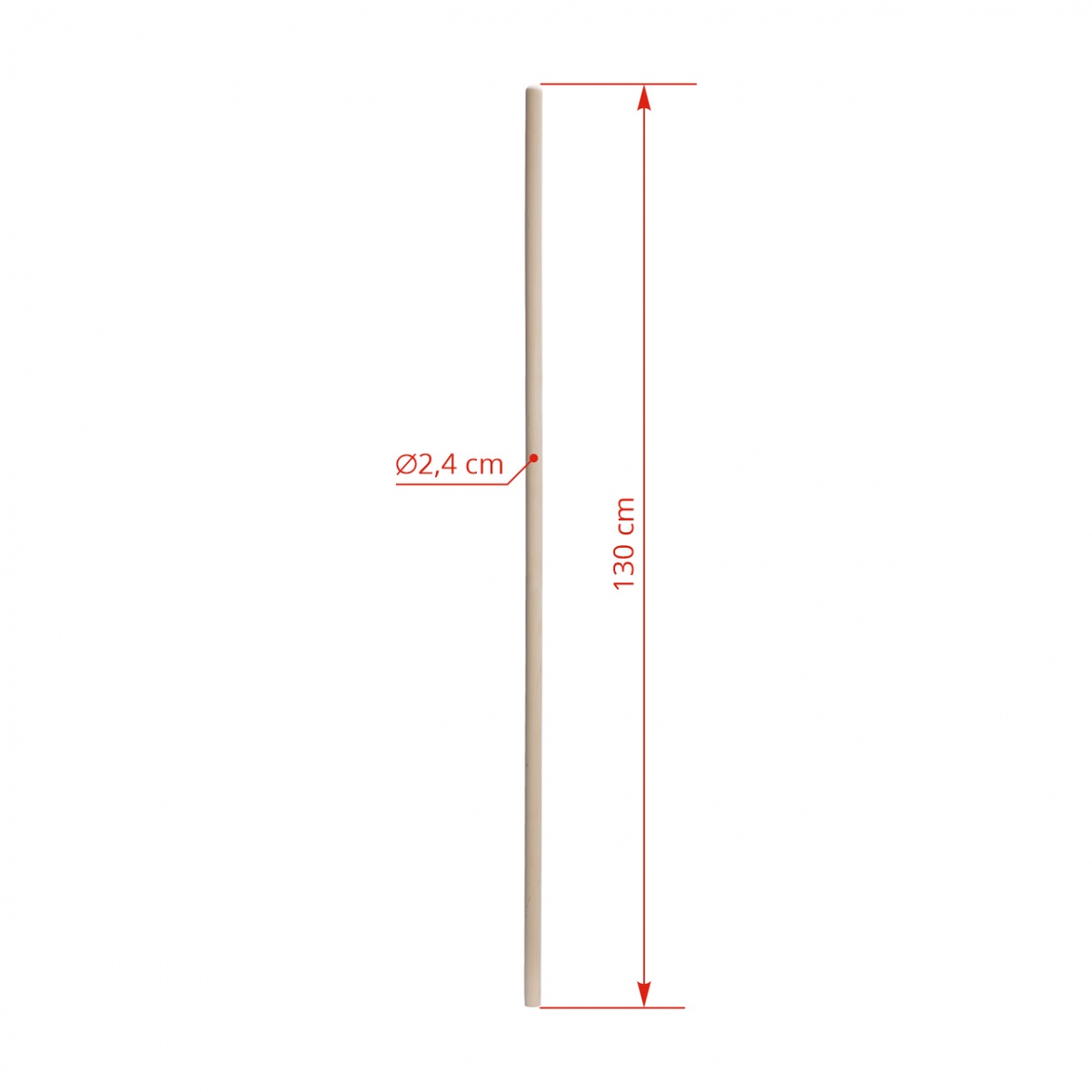 Coadă pentru mătură, 130 cm