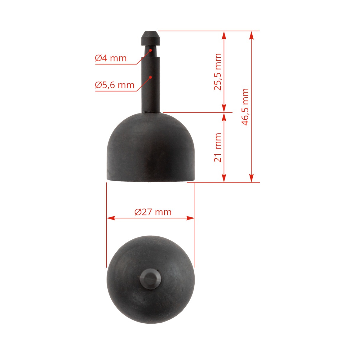Valvă de oprire pentru colectorul de lapte 240 cm³