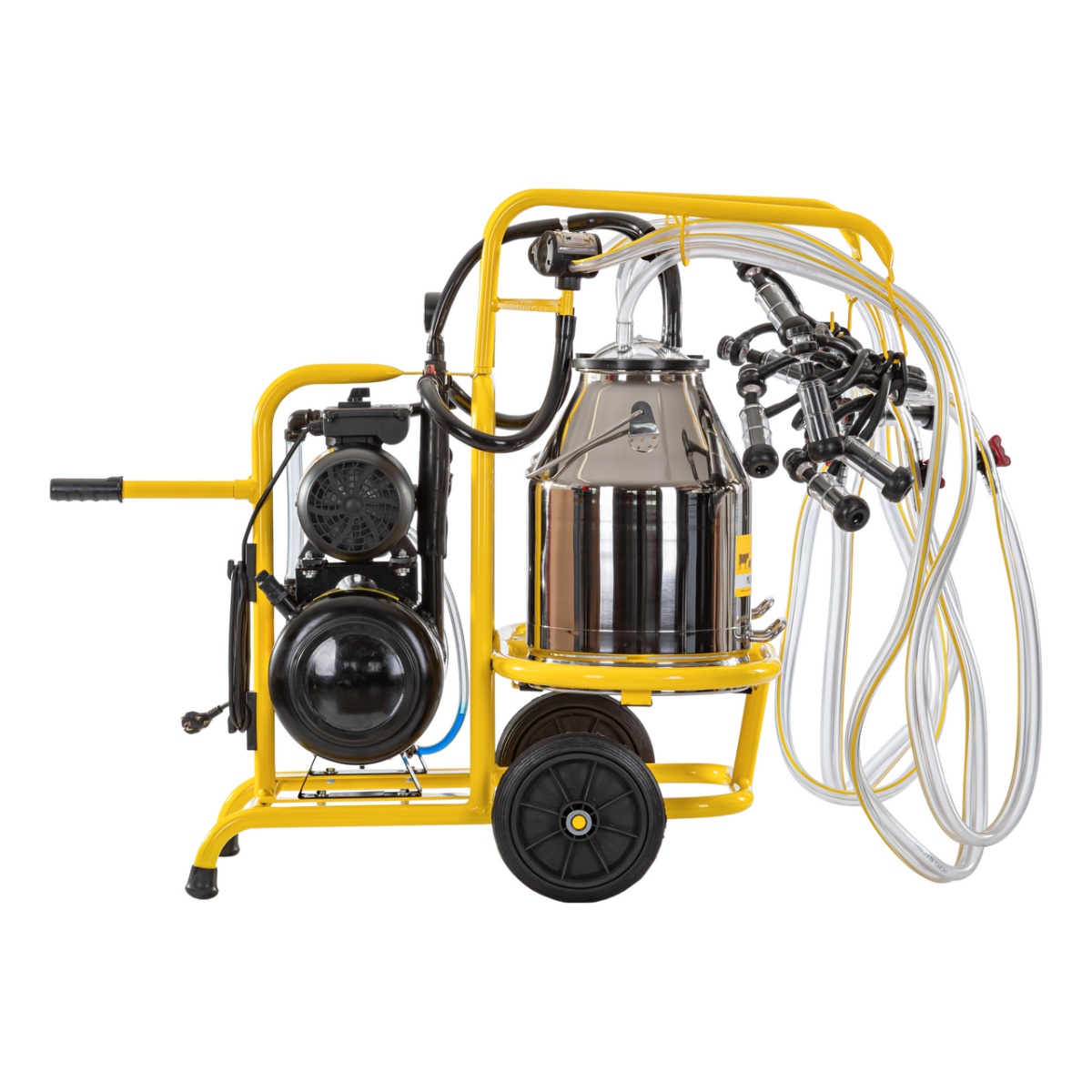 Aparat de muls oi, 4 posturi, 2 bidoane inox 30 litri