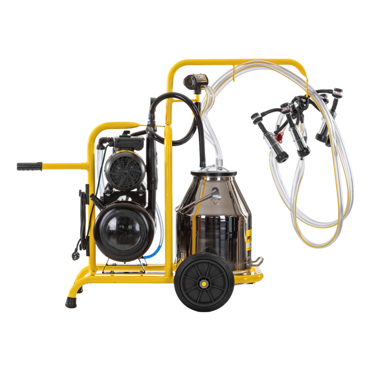 Aparat de muls capre, 2 posturi, 1 bidon inox 30 litri
