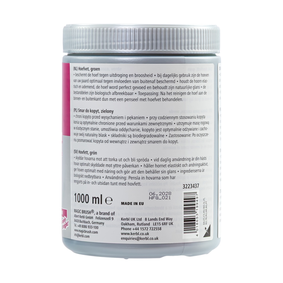 Unsoare pentru copite, MagicBrush, verde, 1000 ml