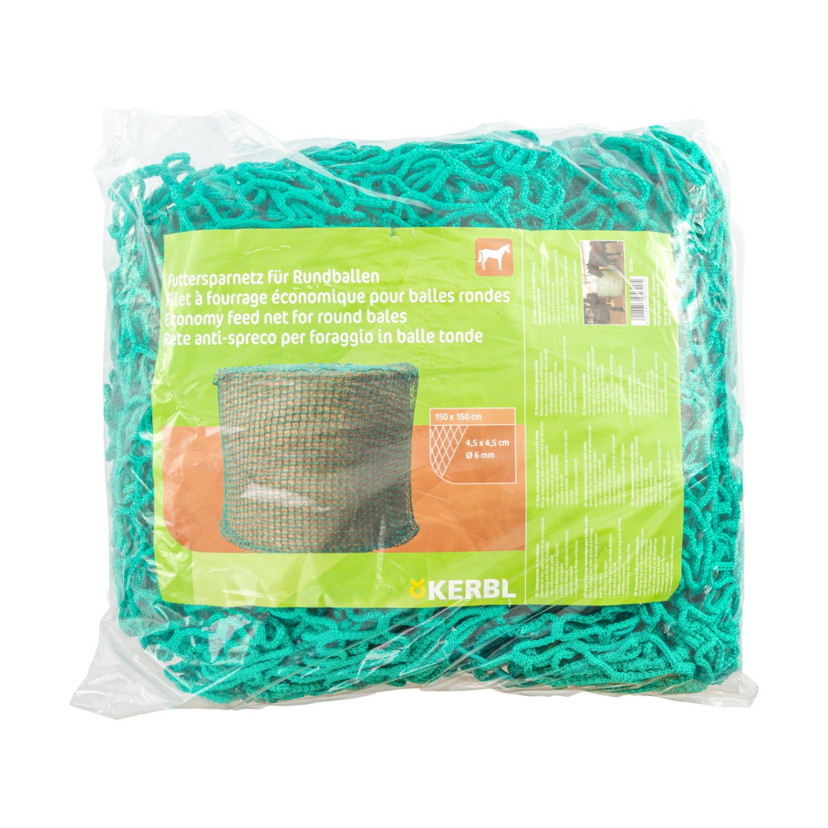 Plasă de hrănire pentru cai, 150 × 150 cm