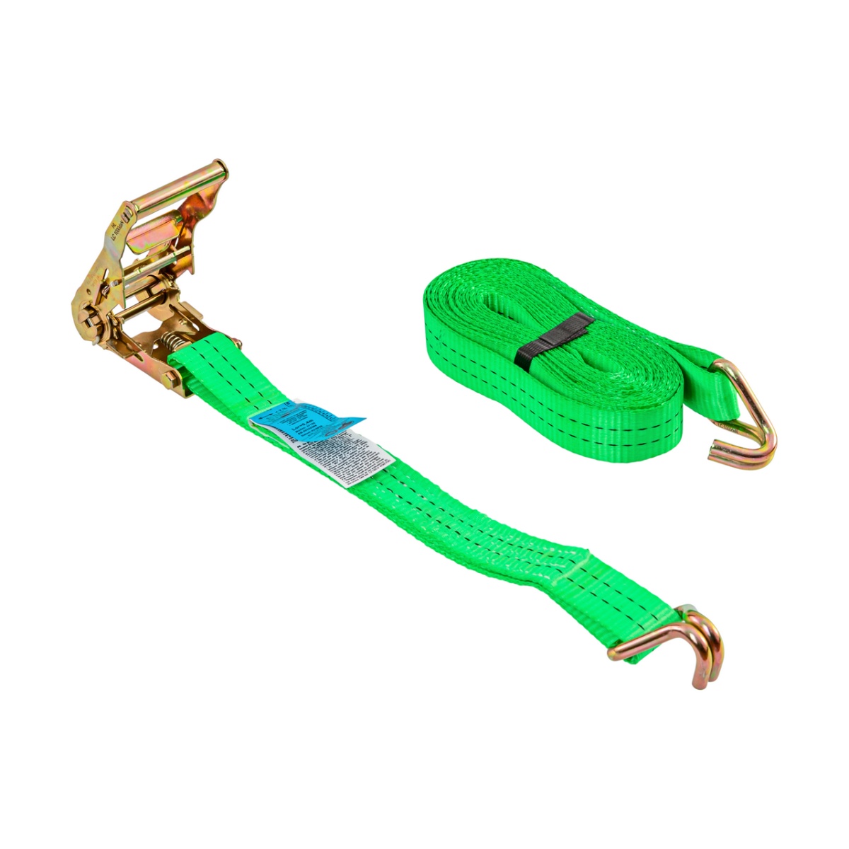 Chingă de ancoraj cu clichet, verde, 2000 kg, 35 mm × 6 m