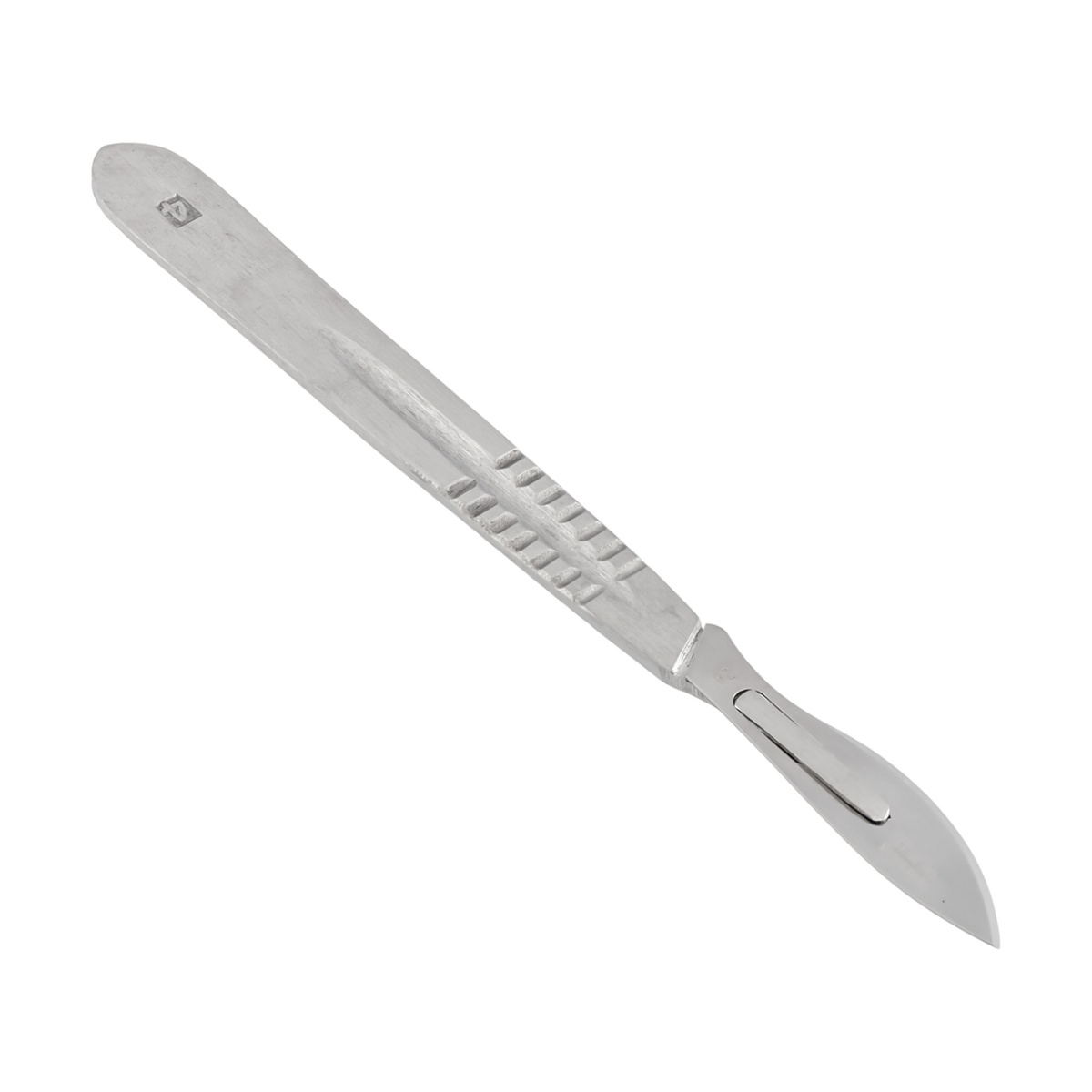 Mâner bisturiu veterinar, nr. 4, inox