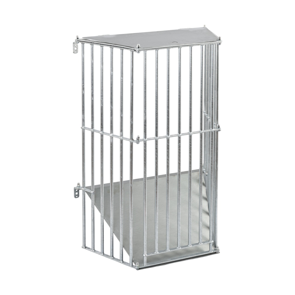 Iesle metalică pentru fân, montabilă pe perete, 81 × 114 cm