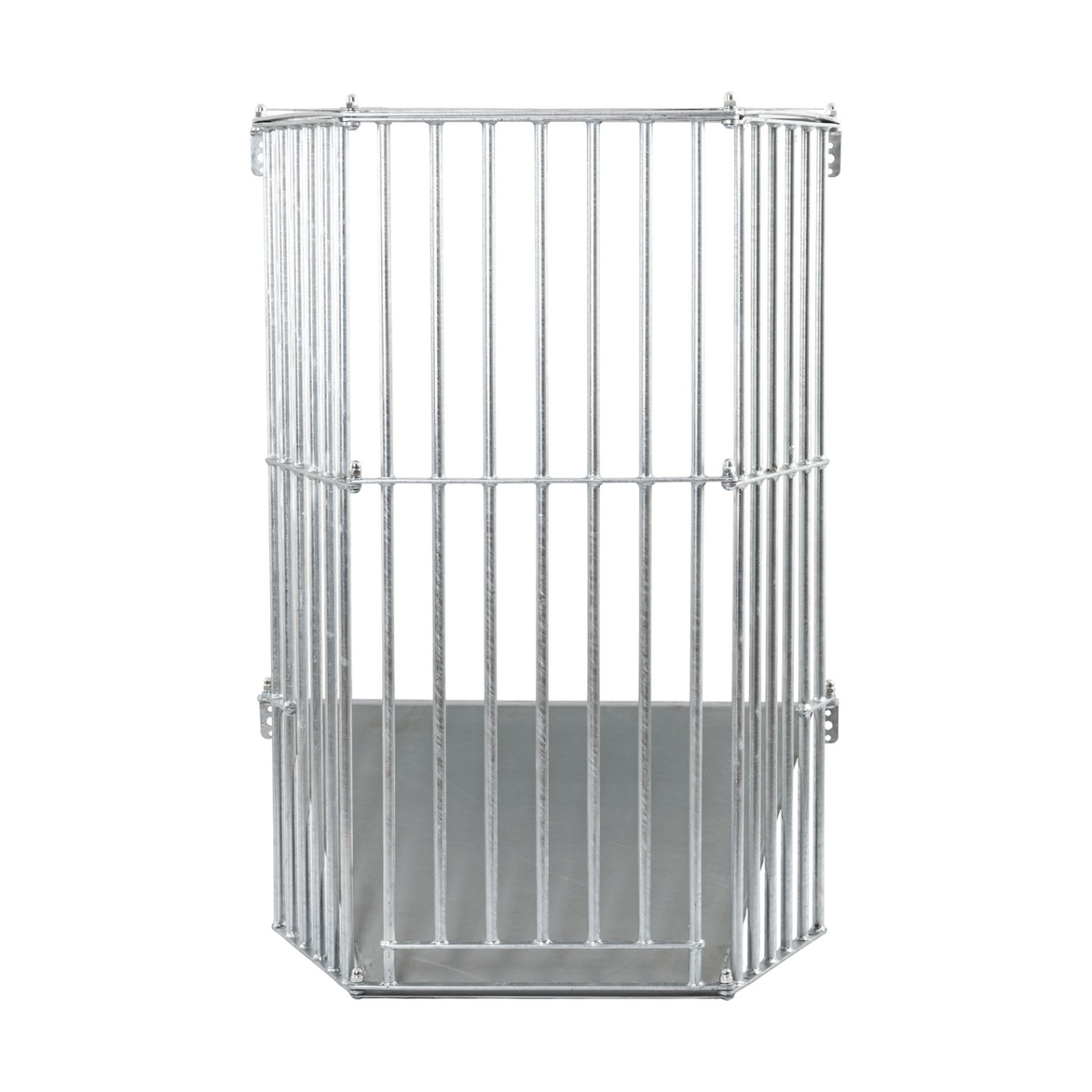 Iesle metalică pentru fân, montabilă pe perete, 81 × 114 cm