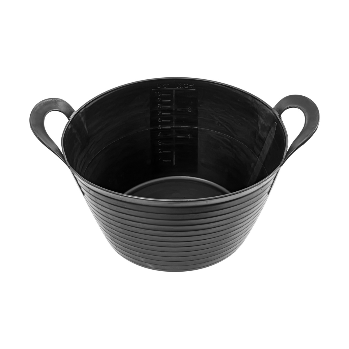 Găleată flexibilă, plastic, Flexbag, negru, 12 litri