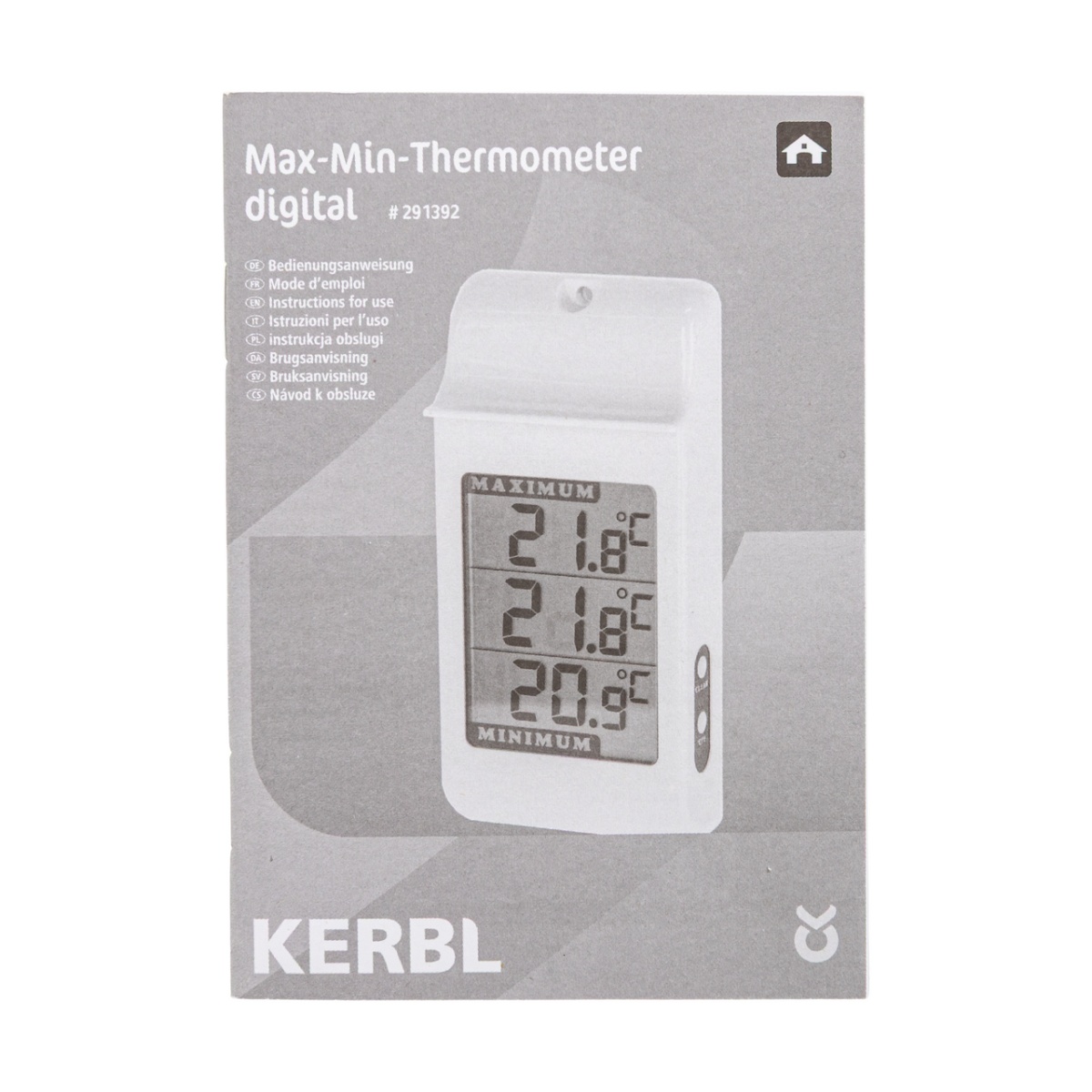 Termomemtru digital, cu funcție min-max