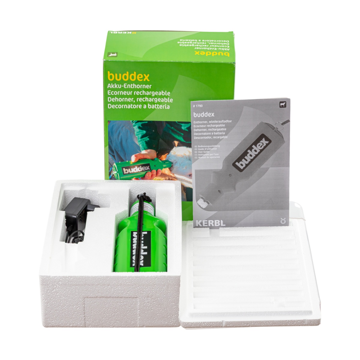 Ecornator cu acumulator, Buddex